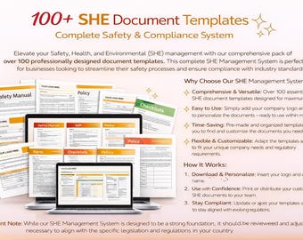 100+ SHE Document Templates: Safety & Compliance System