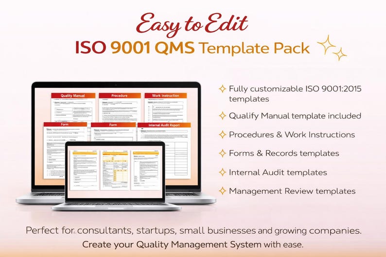 ISO 9001 QMS Template Pack: Quality Management System (Ready to Use) image 2