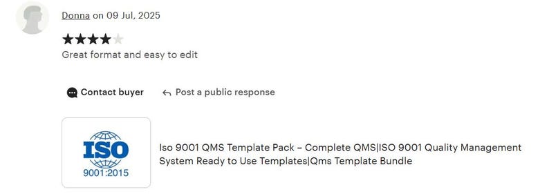 ISO 9001 QMS Template Pack: Quality Management System (Ready to Use) image 9