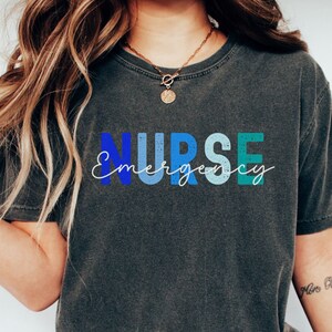 Nurse Shirt Nurse Tshirt Emergency Nurse Shirt for ER Nurse Emergency Nurse Gift for ED RN Grad Gift Nursing T-Shirts Registered Nurse Shirt