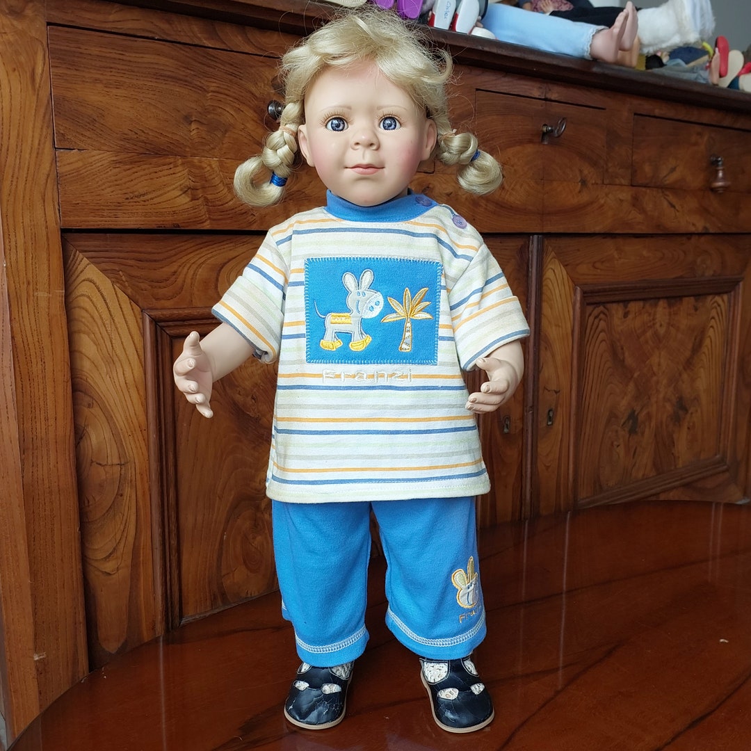 Rare Vinly Doll Franzi Rose Signed Doll Collectible Lifelike Etsy