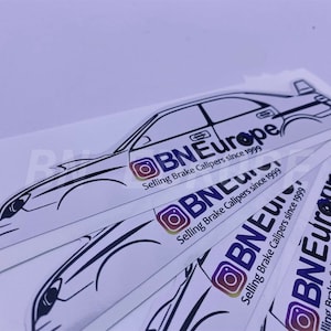 BN EUROPE logo decal sticker vinyl fits: SUBARU impreza wrx sti gc8 gf7 gdb gda grb gvf vaf vab jdm