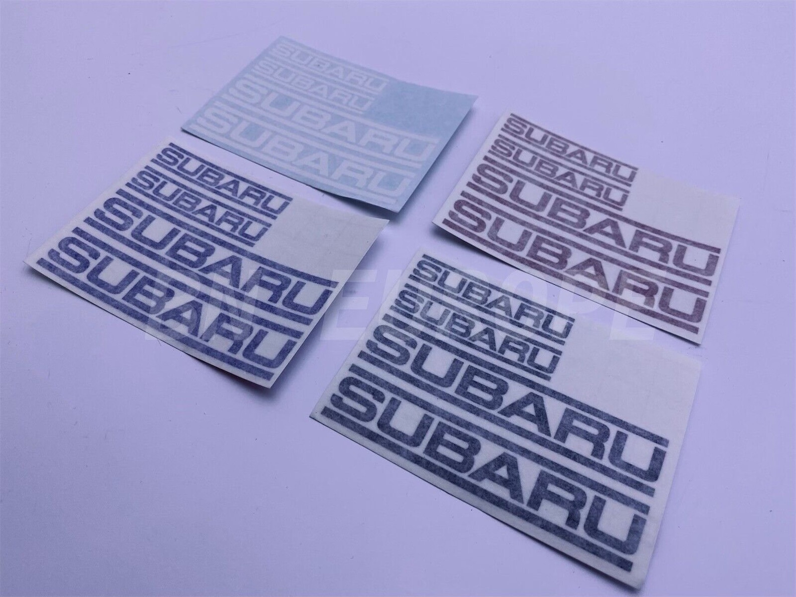 Front & Rear BRAKE CALIPERS Logo Decal Emblem Sticker Vinyl Fits SUBARU Impreza Gda Uk300 Gb270