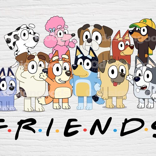 Bluey Hand Drawn DIGITAL DOWNLOAD Etsy Hong Kong