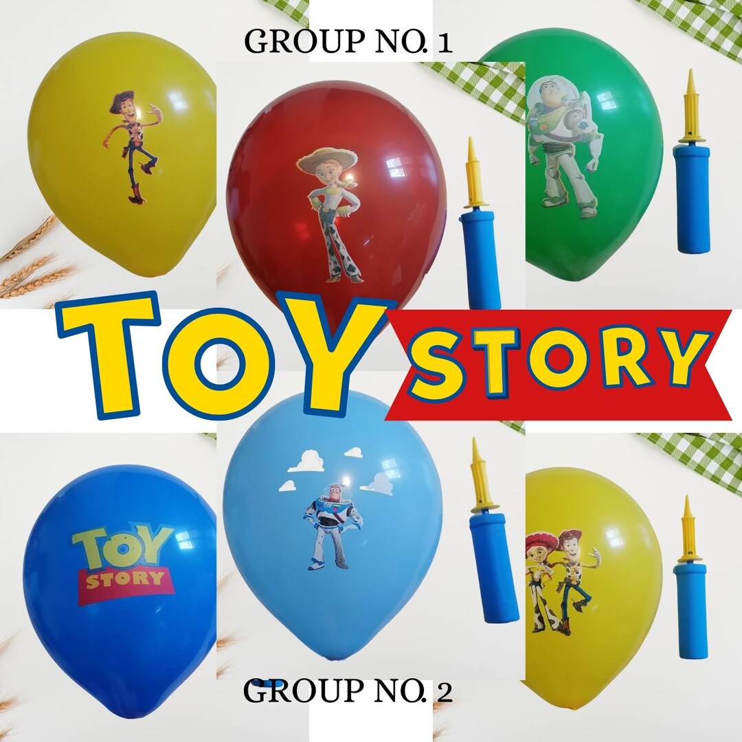 Toy Story Buzz Lightyear Balloon Party Supplies Toy Party Balloons for ...