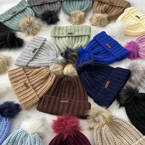 Handknit Merino Wool Beanie: Crochet French Style Beret