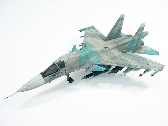 Maquette Italeri 1:72 - Sukhoi SU-34 - Avion Militaire - Neuf
