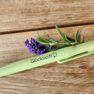 Kugelschreiber "Glücksstift" grün