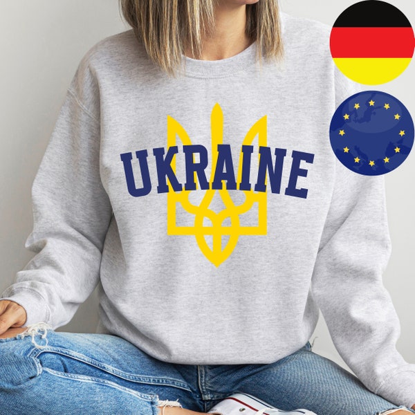 Ucrania Jersey / Ucrania Sudadera // Europameisterschaft Ucrania / Ucrania Trikot / Ucrania Geschenk // EM24 Ucrania