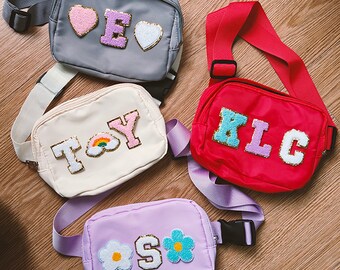 Personalized Fanny Pack for girls Custom Belt Bag Dupes Mini Fanny Pack Crossbody Lemon Bags for kids and girls Everywhere Belt Bag