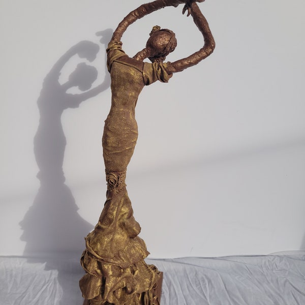 Danseuse de flamenco, sculpture