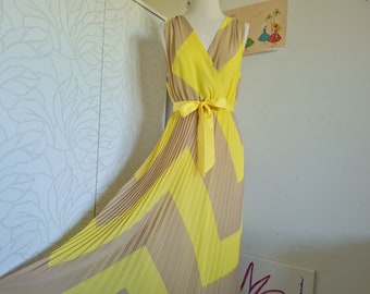 Summer dress 70's style maxi dress