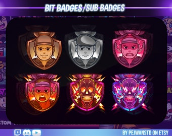 Sub badges | cod sub badges inspired | cod | warzone | war | medal | cod sub badge | stream and game