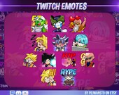 12 pack anime emotes | manga Twitch emotes | static twitch emotes | discord emote | strong anime | anime twitch emotes