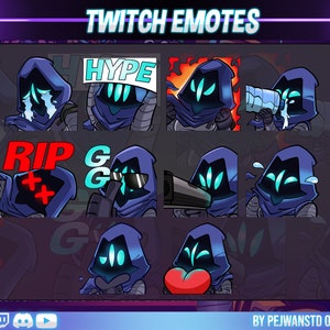 Twitch emotes | gaming character emote | discord emotes | emotes | FPS game | streamer