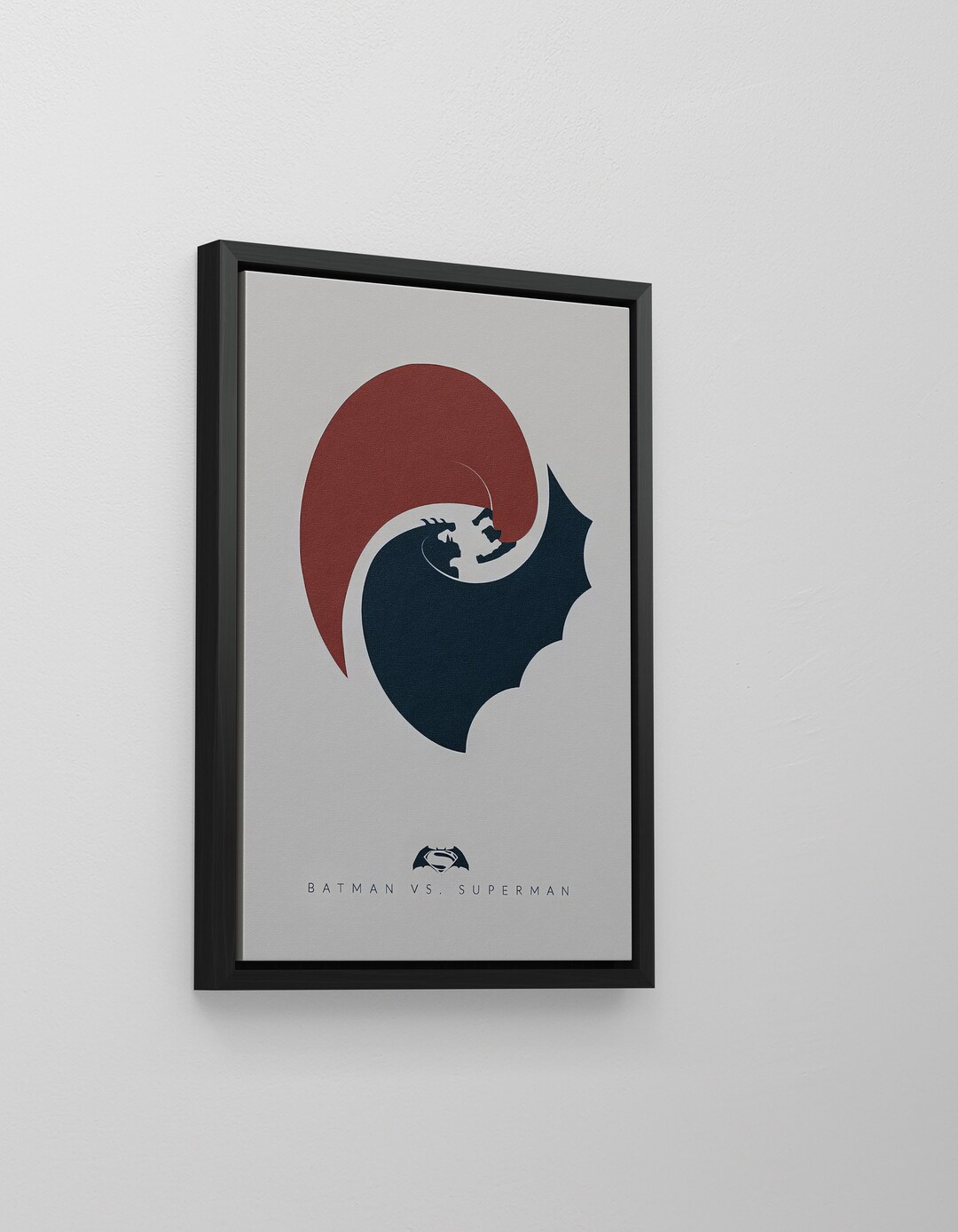 Batman VS Superman Canvas Batman Superman Poster Modern Etsy