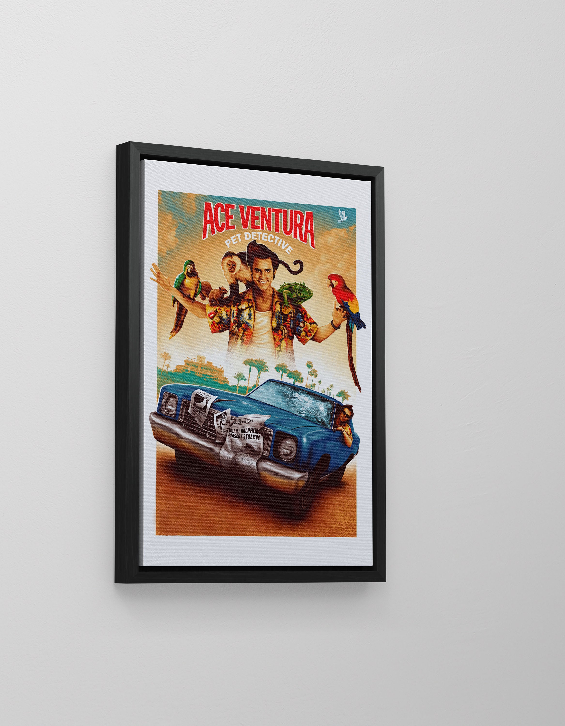 Ace Ventura Poster Ace Ventura Canvas Jim Carrey Digital - Etsy