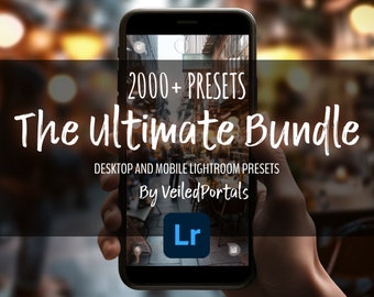Lightroom Presets Bundle, Mobile Desktop Presets, Blogger Mobile Preset, Influencer, Instagram, DNG XMP