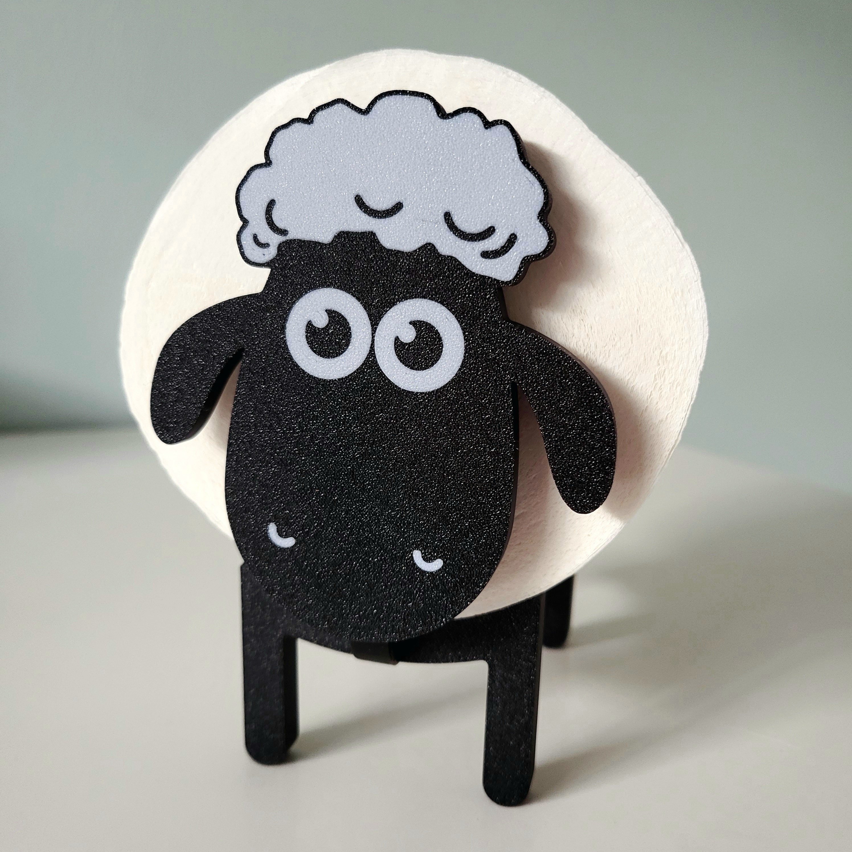 Black Sheep - Toilet Paper Holder for your Bathroom by luczjanoo