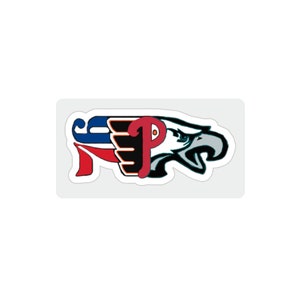 Philly Sports Logo Small Stickers