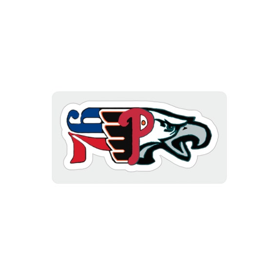 Philly Sports Logo Small Stickers 
