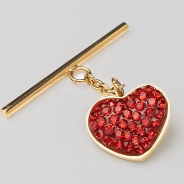 Pendentif rouge, médaillon, charm, coeur, interchangeable, doré, or fin18 carats, unique,féminin, onyx,pierre, Fête, amour, crée en France