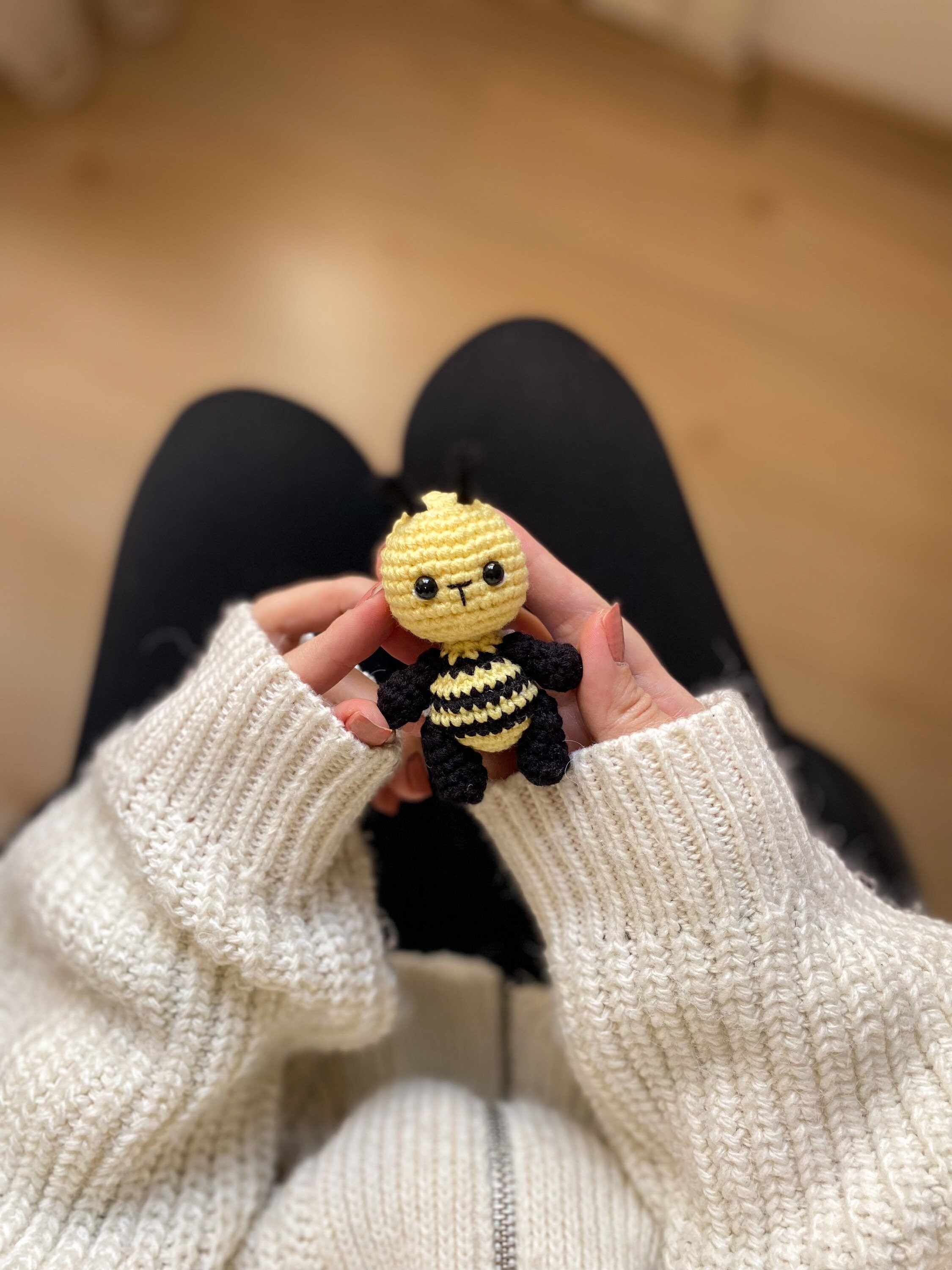 Crochet Bee Keychain Pattern Amigurumi Frog Pattern Keychain Etsy