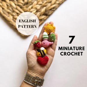 Mini schemi all&#39;uncinetto per amigurumi: 7 progetti senza cuciture (PDF)