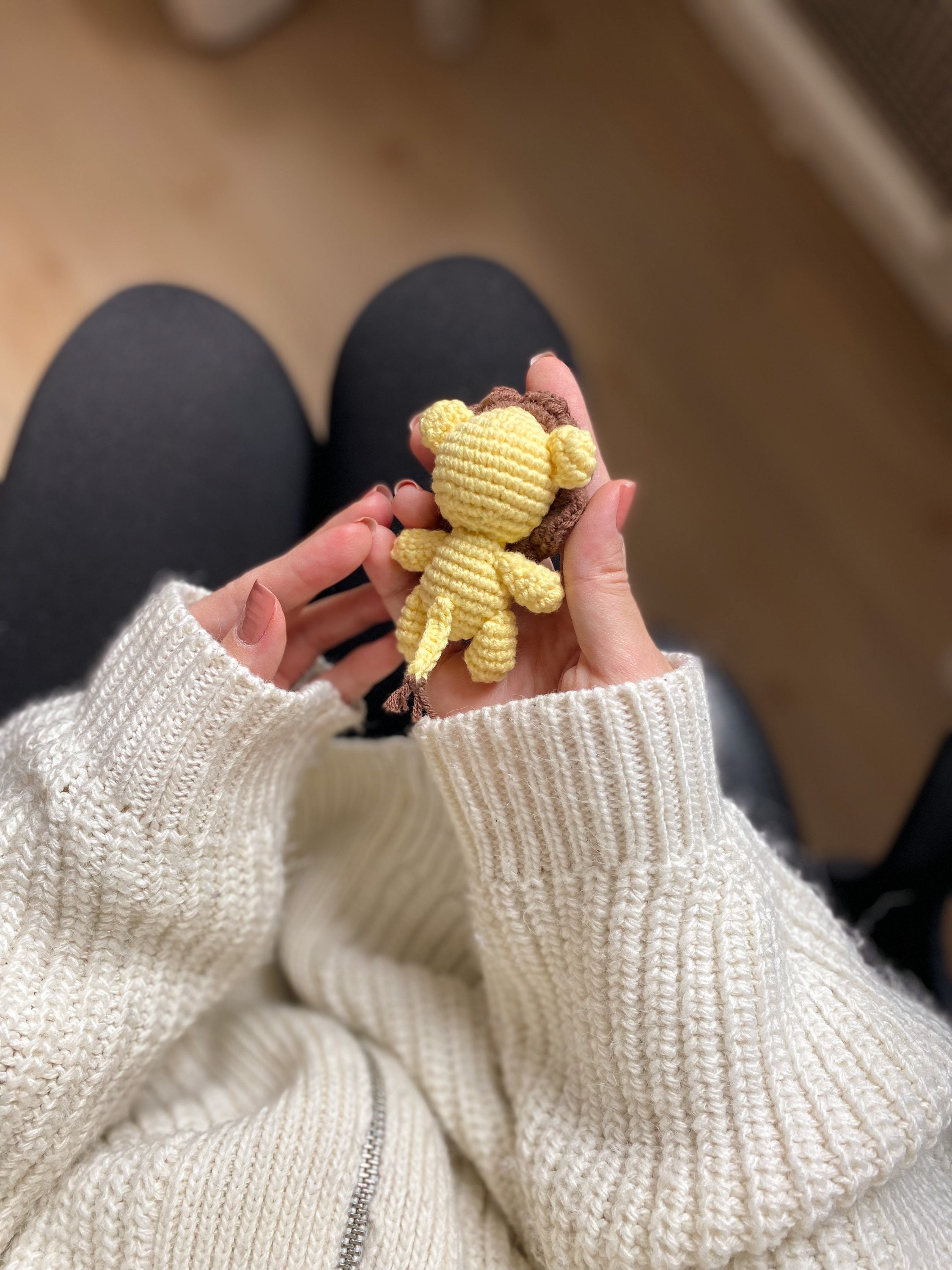 Crochet Koala Keychain Pattern Amigurumi Lion Crochet Lion Etsy