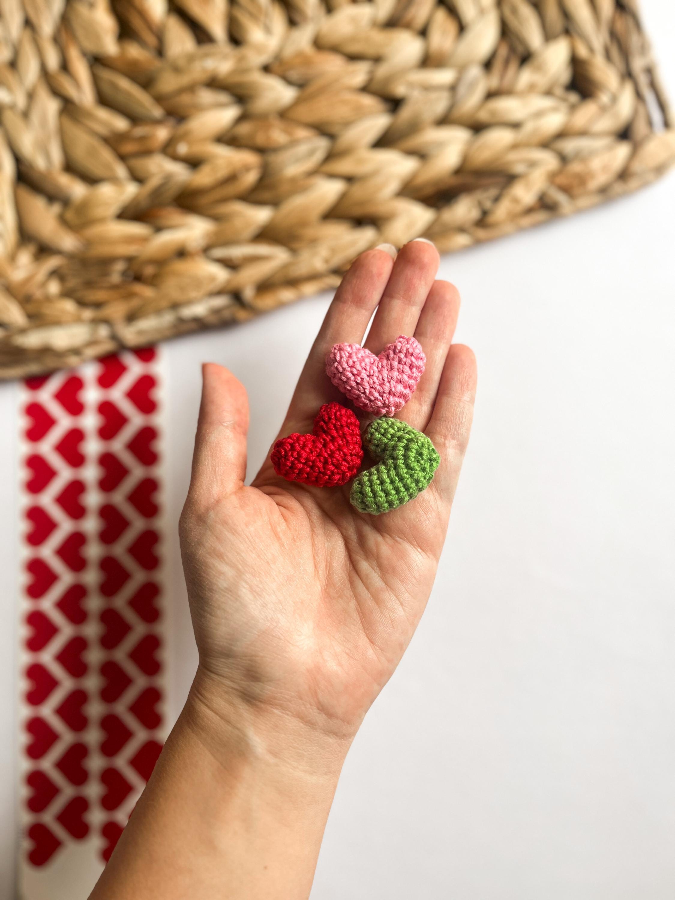 Miniature Heart Crochet Pattern - Tiny Amigurumi Keychain Charm (PDF ...
