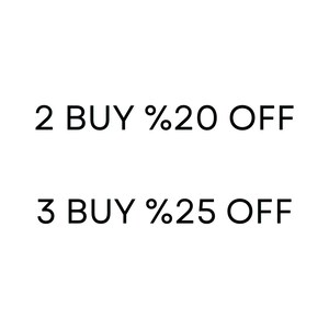 Puede incluir: Gr&aacute;fico de texto con una oferta de descuento: Compra 2 art&iacute;culos, obt&eacute;n un 20% de descuento. Compra 3 art&iacute;culos, obt&eacute;n un 25% de descuento.