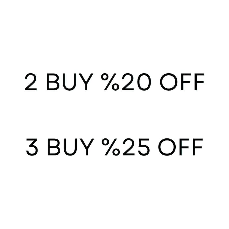 Puede incluir: Gr&aacute;fico de texto con una oferta de descuento: Compra 2 art&iacute;culos, obt&eacute;n un 20% de descuento. Compra 3 art&iacute;culos, obt&eacute;n un 25% de descuento.