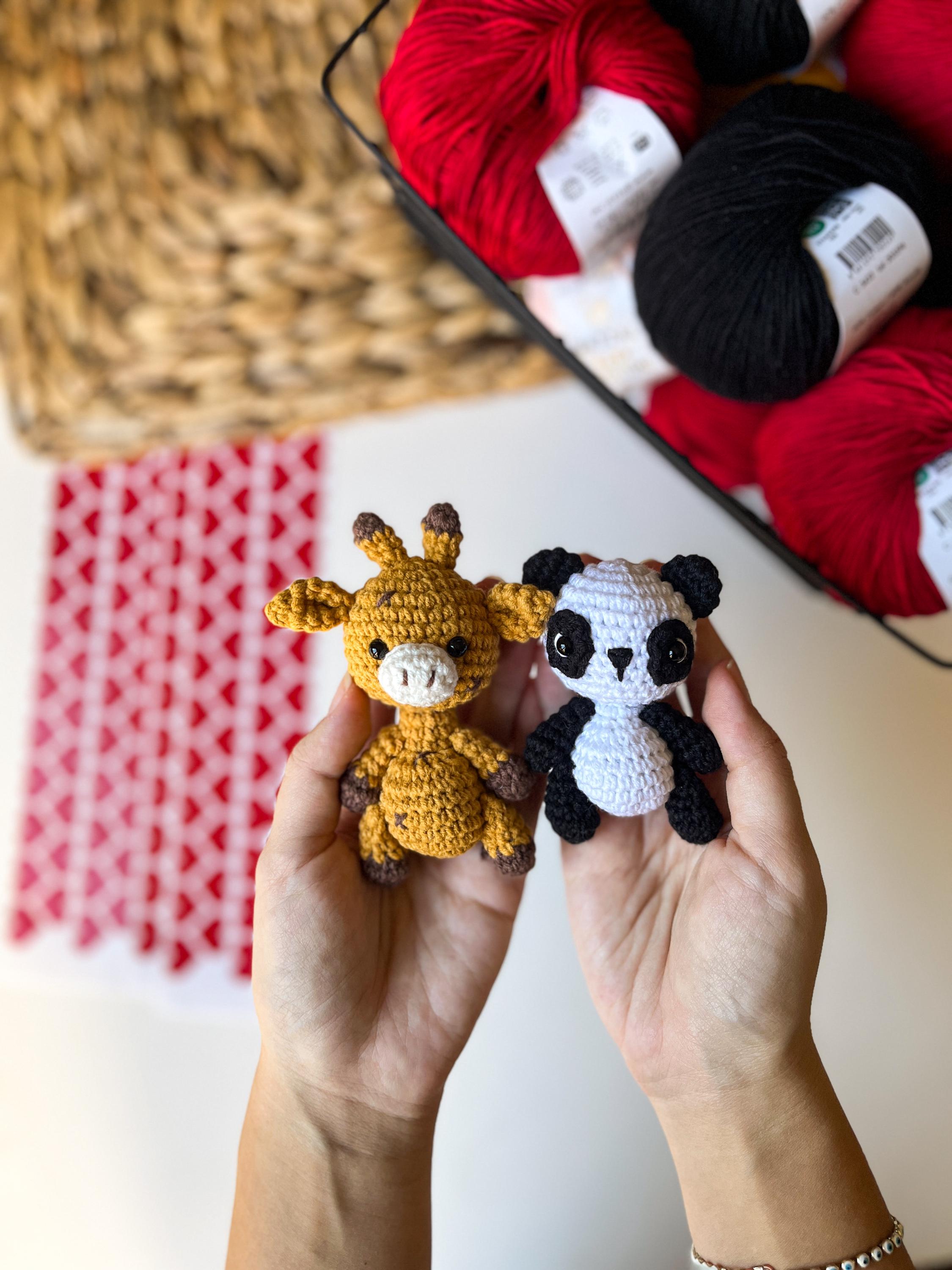 Y*。様 パンダくんの編みぐるみキーホルダー◎