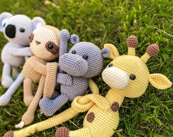 Kit Crochet DMC - Suspension Murale Girafe - Amigurumi Déco