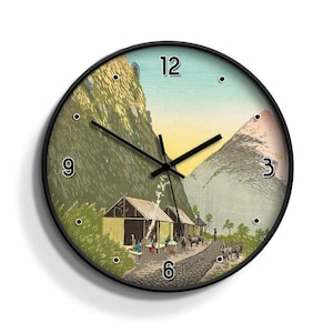 Vintage Japan Collection - Unique Wall Clock Great For Home Decor Wall Deco Kitchen Living Room Bedroom Kids Room Nursery Office House Cute