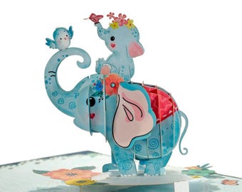 Pop Up Karte für Mama, i love you Mama, Geschenk Muttertag