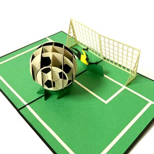 Frauen Fußball, Torwart, Pop up Karte, Geburtstagskarte