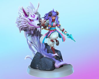 Spirit Blossom Kindred - League of Legends LOL Game Garage Kit Collection - Unbemalte oder vorbemalte Figur Modell Kit für Hobbyisten und Fans