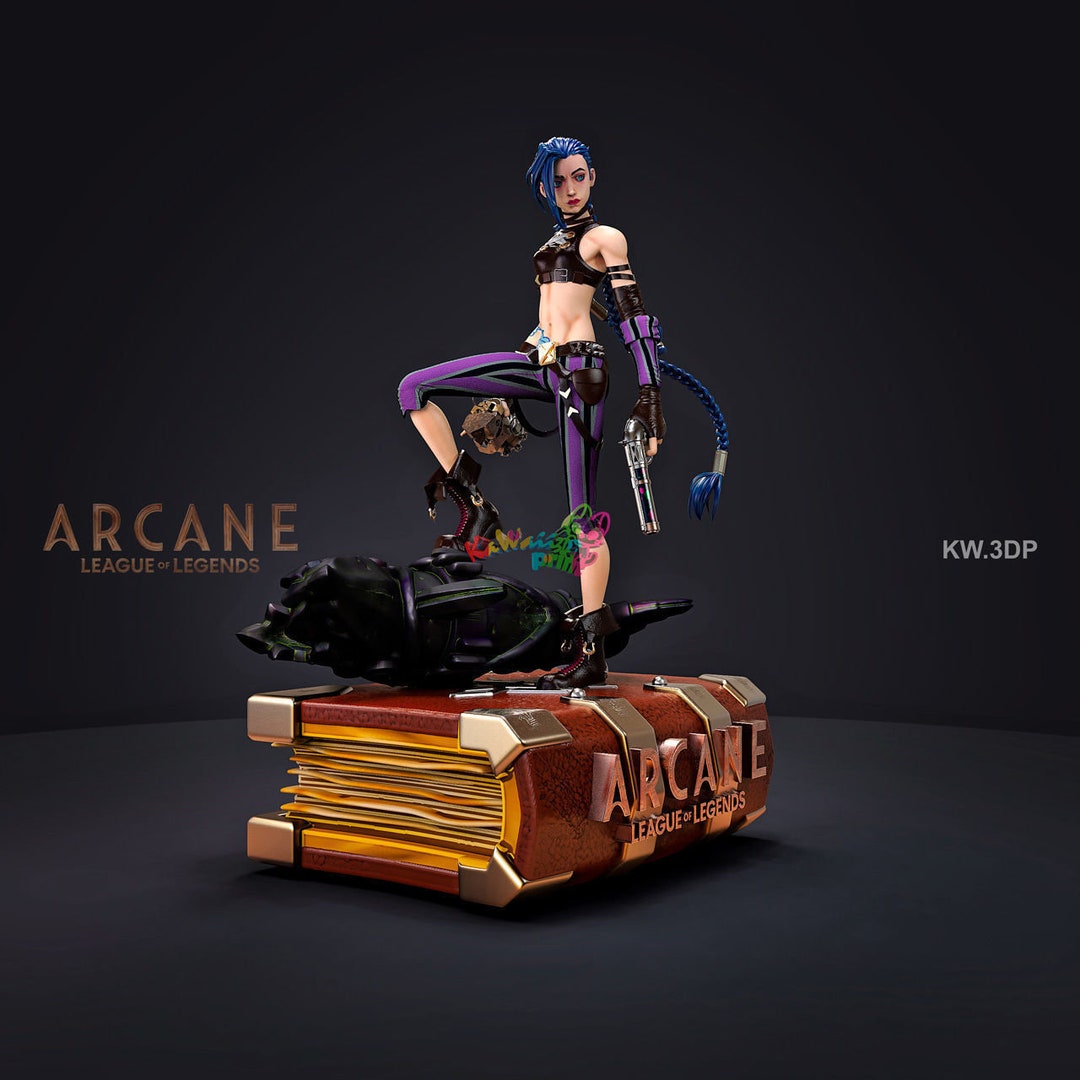 Jinx Arcane League of Legends LOL Game 20cm Garage Kit Collection