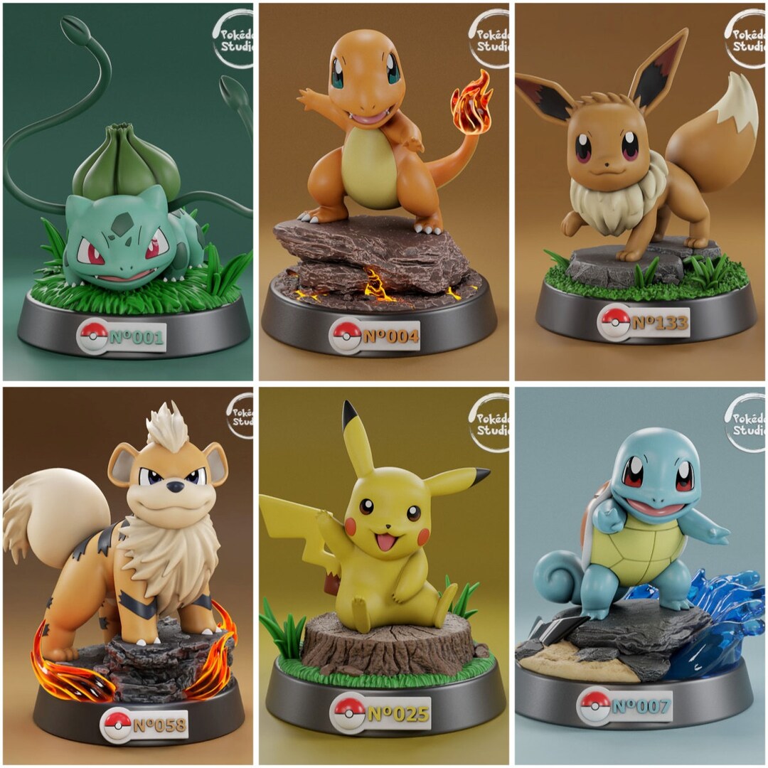 Pokemon Anime Garage Kit Collection Unpainted or Prepainted Figure