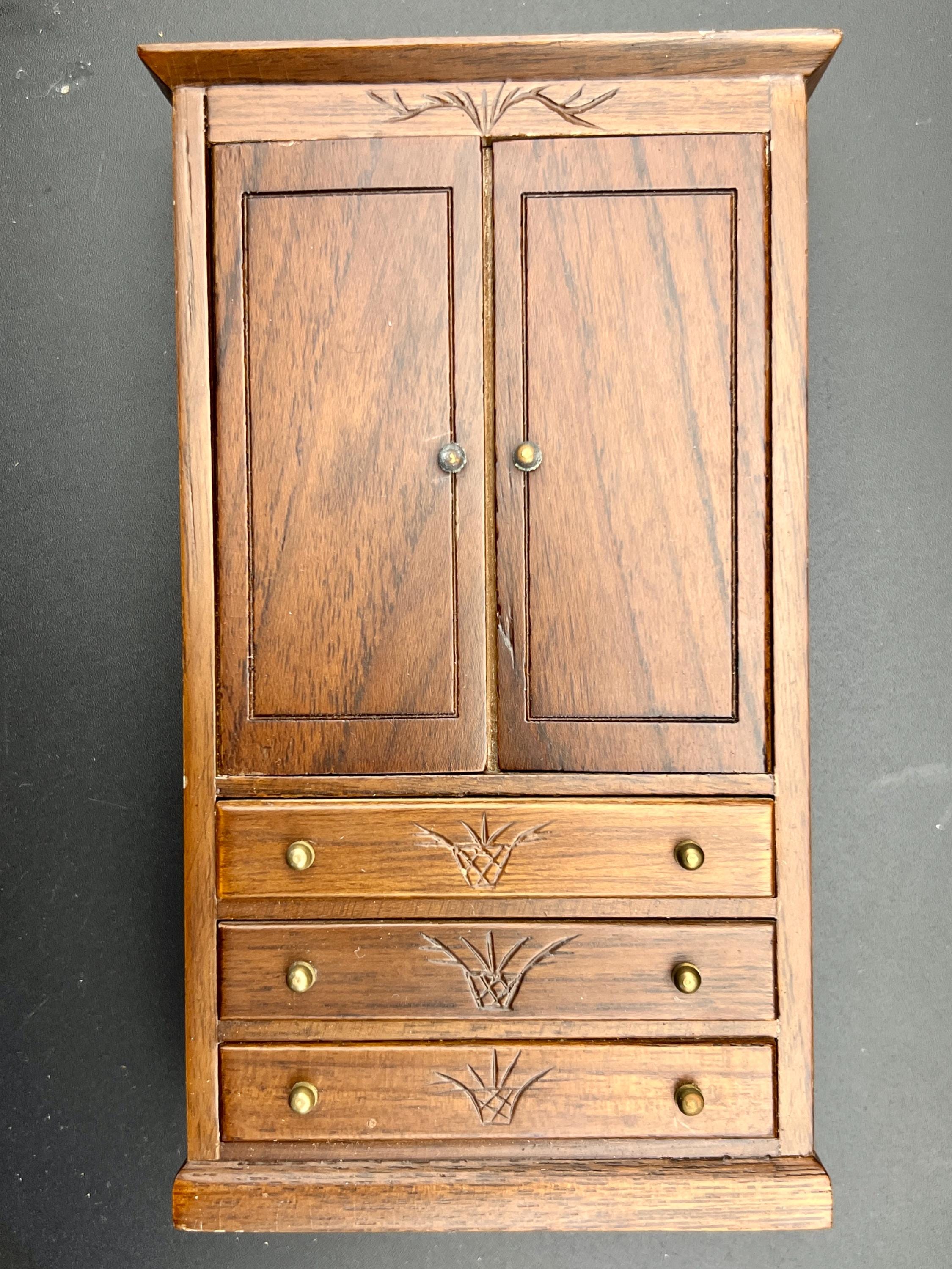 knee length dresses for ladies 1:12 Scale Mini Modern Dresser (Basswood)
