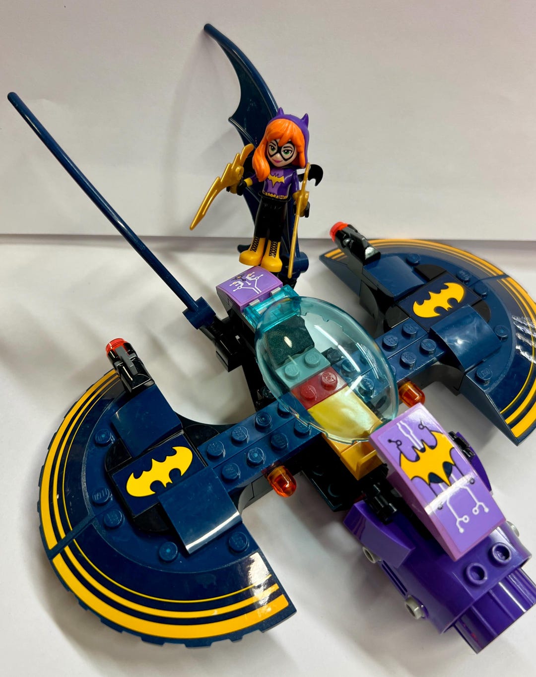 Batjet NOT 1:12. LEGO DC Superhero Batgirl and Batjet. Please Read Description ...