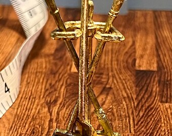 Melody Jane 1:24 Scale Dollhouse Fireplace Set - Pewter Miniature Accessory With Screen