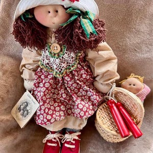Little Souls “Tina” Doll with Accessories! Created by Gretchen Wilson. NOT 1:12.