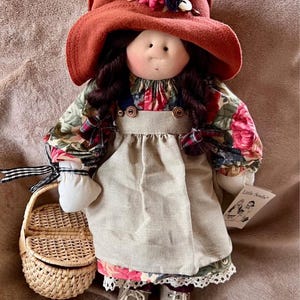 Little Souls “Bertha” OOAK Doll. Truly Signed by Gretchen Wilson! NOT 1:12.
