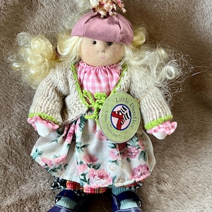 Ellie Little Dandle Doll by Little Souls Inc. Numbered. 10 Inches. NOT 1:12.