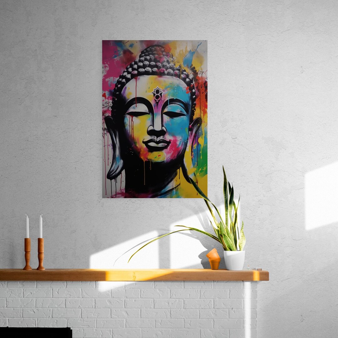 Buddha Art, Yoga Gifts, Buddha Picture, Meditation Art, Zen Art, Buddha