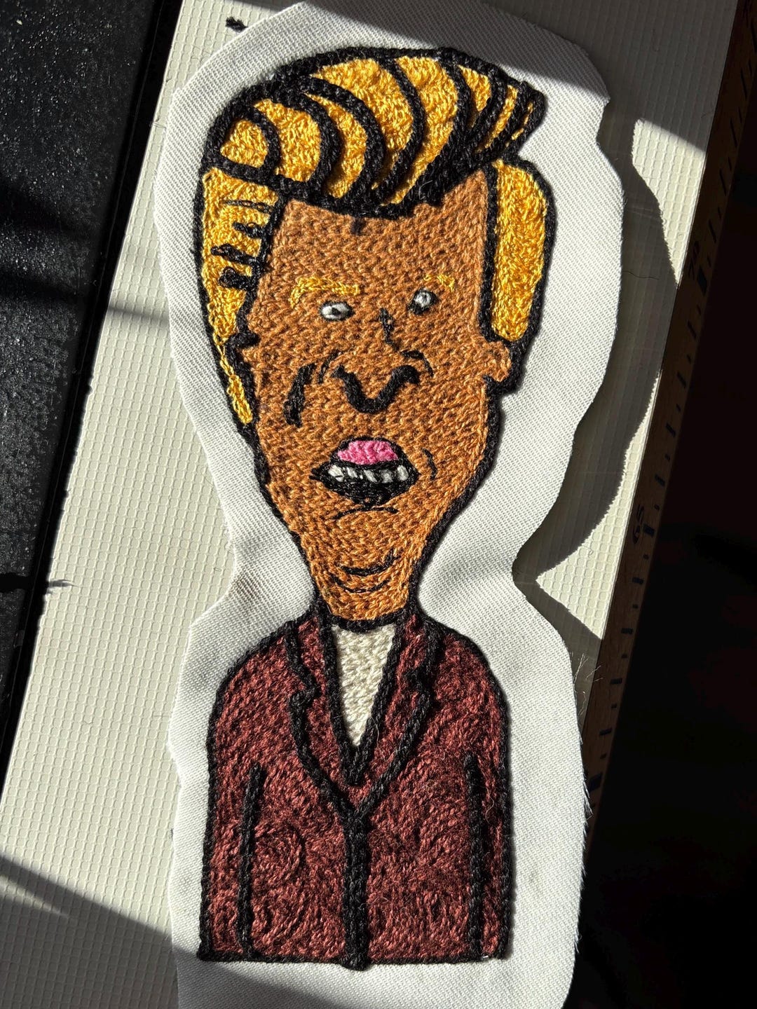Beavis and Butthead Custom Unique Chainstitch Machine Embroidery Patch ...