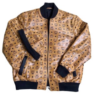 Men&#39;s MCM Bomber Jacket – Premium Genuine Cowhide Leather