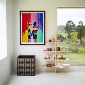 LGBTQ+ Pride Art Print: Colorful Queer Wall Decor (Digital Download
